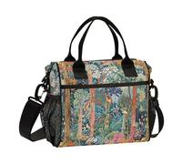 KLL Meraviglioso colorato Safari Grande Capacità Borsa Pranzo Pack con Tracolla Lunch Totes per le Donne per Picnic Bolsa termica para comida Caliente