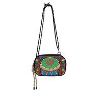KLL Mexico Wild Drum West Borsa a tracolla da donna alla moda con scomparti per carte di credito borsa casual per telefono borsa a tracolla per portare a spasso il cane