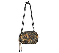 KLL Mini borsa a tracolla da donna in marmo nero oro impermeabile con tracolla regolabile borsa nera Fai una passeggiata