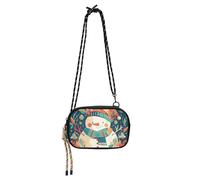 KLL Mini borse a tracolla con pupazzo di neve in stile cartone animato, per donne, comfort, con tracolla regolabile, per escursioni e viaggi