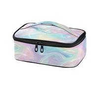 KLL Morbido pastello lucido sfondo acquerello stile progettato spiaggia Cooler Bag Beach Men Lunch Box per il lavoro con maniglia loncheras para ninas oscuras