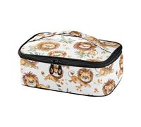 KLL Multi-Cartoon Lions Bianco Progettato Ragazzi Lunch Bag Leakproof Lunch Box per gli Uomini con Maniglia maletas para el almuerzo