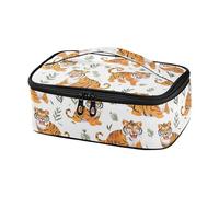 KLL Multi-Cartoon Tigers Bianco Progettato Pieghevole Cooler Bag per Viaggio a tenuta stagna termica Lunch Box con maniglia bolsas para almuerzo