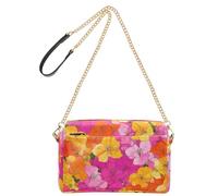 KLL Multi-fiori Moda Piccola Borsa A Tracolla Per Le Donne In Pelle Vegana Delle Donne Casual Borse Impermeabile Borsa A Tracolla Per La Donna
