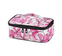 KLL Multi-Pink Flowers Progettato Isolato Lunch Container Work Girl Lunch Box con Maniglia Bolsas para el Lunch Box