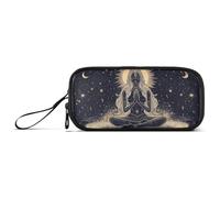 KLL Muse Moon Godness - Astuccio in nylon bohémien per la scuola, astuccio di grande capacità, per ragazze, cancelleria per insegnanti di scuola preppy