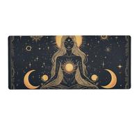 KLL Muse Moon Godness Boho Flashy grande tappetino per mouse da gioco per desktop sottile tappetini per mouse per computer 80 x 30 cm
