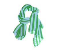KLL Nero Bianco A Scacchi Farfalle Sciarpa Lunga Scialle Sciarpa di Seta Leggera Testa Sciarpa per Le Donne Che Dormono Per La Sciarpa Di Natale, Strisce Verticali Verticali Verde, 90x180（CM）