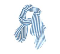KLL Nero Bianco A Scacchi Farfalle Sciarpa Lunga Scialle Sciarpa di Seta Leggera Testa Sciarpa per Le Donne Che Dormono Per La Sciarpa Di Natale, Bianco Blu Gessato, 90x180（CM）