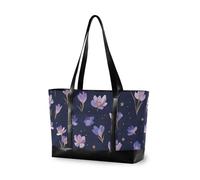 KLL Nero Viole Borse robuste viola con cerniera computer tote borse per le donne Grande Borsa per insegnante con pannolino bolsa para laptop mujer