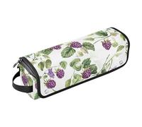 KLL Organizer 2 in 1 per strumenti per capelli, con tappetino in ferro rimovibile, organizer per accessori per lo styling dei capelli, per piastre, piastre, arricciacapelli, frutta di rugiada, viola