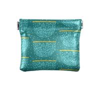 KLL Piccola borsa da donna in pelle per cambiamenti fantasia, organizer per carte di credito, per ragazze e signore, colore estetico, Estetica del colore, 1 size, Stampa