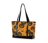 KLL Plushies Jack O Lanterns Classic Halloween moderna borsa per laptop per le donne 14 con cerniera donna lavoro tote bag grande borsa per viaggi palestra vacanza con bulto para laptop