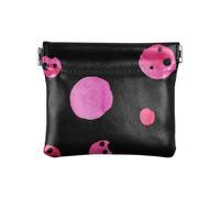KLL Portafoglio in pelle PU con chiusura a moneta, per donne e ragazze, a pois (6), Punti (6), 4.33"(L) x 3.74"(W) x 0.39"(H), Stampa