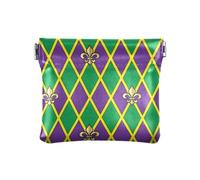 KLL Portamonete in pelle per donne e uomini, carino portamonete per madri sorelle, carnevale martedì grasso, carnevale martedì grasso, 11 cm (lunghezza) x 9,5 cm (larghezza) x 1 cm (altezza), stampa,