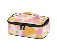 KLL Primavera Fiori Colorati Progettato Isolato Lunch Bag Go Out Lunchboxes con Maniglia Lunch Bag para nino