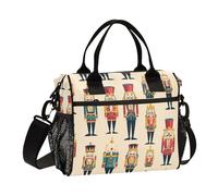 KLL Schiaccianoci Vivid Borsa termica isolata con tracolla Lunch Boxes per adulti per viaggio bolsos de almuerzo para Mujeres