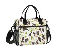 KLL Semplice Boston Dogs Verde Primavera Termica Lunch Box Donne con Tracolla Isolato Borse Pranzo per Le Donne per Cucina bolsos termicos para Mujer