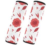 KLL - Spallacci per sedile auto | Super morbido per bambini, studenti, peonie rosse classiche
