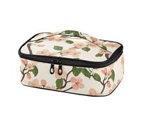 KLL Spring Peach Blossom Pink Progettato Piccola Borsa Isolata Lavoro Lunch Box per Ragazzi con Maniglia Lonchera para Adolescente Hombre