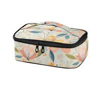 KLL Spring Pretty Light Color Flowers Progettato Ragazze Lunch Bag Picnic Lavoro Lunch Box per le donne con manico loncheras para Hombres igloo
