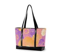 KLL Stile giapponese Fiore di classe 14 pollici laptop tote bag con cerniera donna lavoro tote bag Grande borsa per le donne lavoro con pannolino bolso para laptop mujer