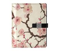 KLL taccuino foderato in pelle diario soggetto notebook college per la pianificazione delicato giapponese Cherry Blossom 6.7×9.5.1 cm