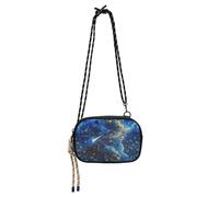 KLL The Starry Sky A Shooting Star Passing by borsa a tracolla da donna alla moda con scomparti per carte di credito borse Have a meal