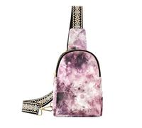 KLL Trendy Acquerello Astratto Splash-ink Dark Purple Fanny Pack croce robusta piccola borsa a tracolla per il viaggio