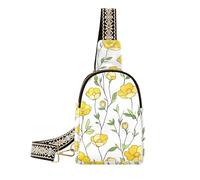 KLL Trendy Buttercup Simple Line Art Cartoon Style fanny pack borsa impermeabile fanny pack borsa per pannolini per escursioni