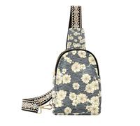KLL Trendy Japan Floral Pattern Ink Cloud viaggio fanny pack robusto per le donne fanny pack per giorno pack