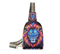 KLL Trendy Neon Colorato Cool Lion fanny pack cross fashion fanny pack per gli uomini per il pacchetto di giorno