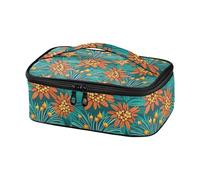 KLL Tropical Leaf Summer progettato Cooler Tote Bag ufficio termica Lunch Boxes con maniglia carino Lunch Box
