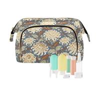 KLL Vintage Chrysanthemum William Morris Cosmetici Bag Essentials Make Up Borse Per Le Donne Delle Donne Della Moneta Della Borsa per i Casi di Carte Organizzatori
