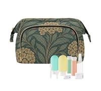 KLL William Morris Euphorbia Pattern Cosmetic Bag Essentials Large Makeup Bag Makeup Pouch Periodo per accessori da viaggio