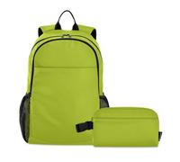 KLL Zainetto Scuola Con Borsa Pranzo Chartreuse