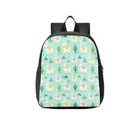 KLL zaini per bambini in età scolare Caryoon Llama Cactus Mountain | borsa per libri, per scuola materna, mochila para ni?os de 5 a?os