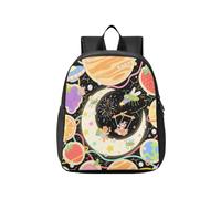 KLL zaini per bambini per ragazze elementare Cartoon Fruits And The Moon Dreamy