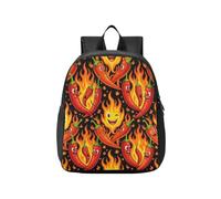 KLL Zaini scuola bambini Spicy Red Chili Pepper Fire Black