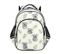 KLL Zaino dal design pulito per ragazze ragazzi studenti libri scuola adolescenti ragazzi zaino da viaggio carino bambino koala orsi sul ramo
