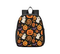 KLL zaino per bambini carino arancione zucca fantasmi per Halloween