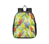 KLL Zaino per bambini ragazzi 2 ° grado Parrot Flock African Grey Ara