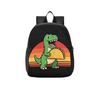 KLL zaino per bambini viaggio Vintage Dinosaur Mangiare Taco | librerie, per ragazze, morral escolar para ni?o