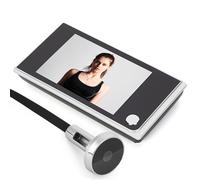 KLLJRFW Camera da pehole digitale, fori per la porta dell'appartamento, 3,5 in LCD, visualizzatore di angolo di larghezza 120 ° con alloggiamento in lega di zinco