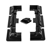 KLLsmDesign Supporti per pannelli solari in ABS 7 pezzi Kit senza perforazione con passacavo, costruzione per case, rimorchi, barche, furgoni, garage, pareti e altre installazioni su tetti off-grid