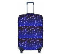 KLNBV Bright Stars - Copertura protettiva per valigia, adatta a valigie di quattro dimensioni, bianco, Medium