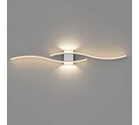 Klobvtt Applique da Parete a LED Illuminazione 47 "Applique da Parete lineare Lampada da Parete per Soggiorno Moderna Luci da Parete per Interni 40W Applique da Parete cablate Lampade da Comodino per