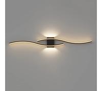 Klobvtt applique da parete lineare moderna lampada da parete a LED da 39,4 pollici, apparecchio di illuminazione minimalista per montaggio a parete da interno 35W luci da parete per soggiorno camera d