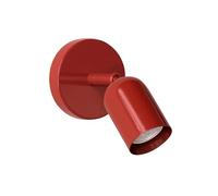 Klobvtt Applique For Camera Da Letto Con Lampada Da Parete In Stile Crema Nordico, Luci Da Parete Moderna Con Applique In Metallo, Appliques GU10 For Soggiorno, Camera Da Letto, Hotel(Red)