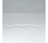 Klobvtt Lampada A Sospensione Moderna Forma Di Onda, Lampadario Lineare A Sospensione For Isola Cucina, 3 Colori, Lampadario Lungo For Sala Da Pranzo, Camera Da Letto, Ufficio(120cm/47.2in)